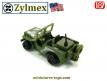 La jeep militaire en miniature par Zylmex au 1/87e