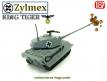 Le char allemand Kingtiger en miniature par Zylmex au 1/87e