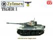 Le char allemand Tiger I en miniature par Zylmex au 1/87e